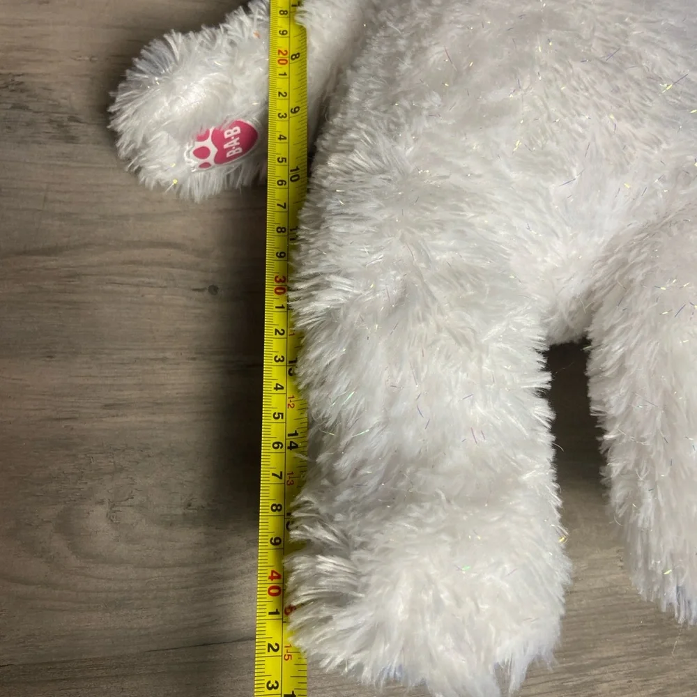 Build A Bear 2019 Disney *Frozen 2* Elsa* White Sparkle Bear, 17”‎